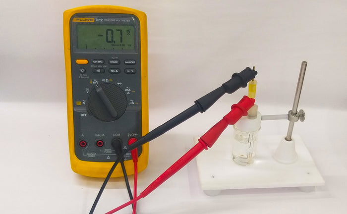 Checking Ag/AgCl Reference Electrode with multimeter and master reference electrode