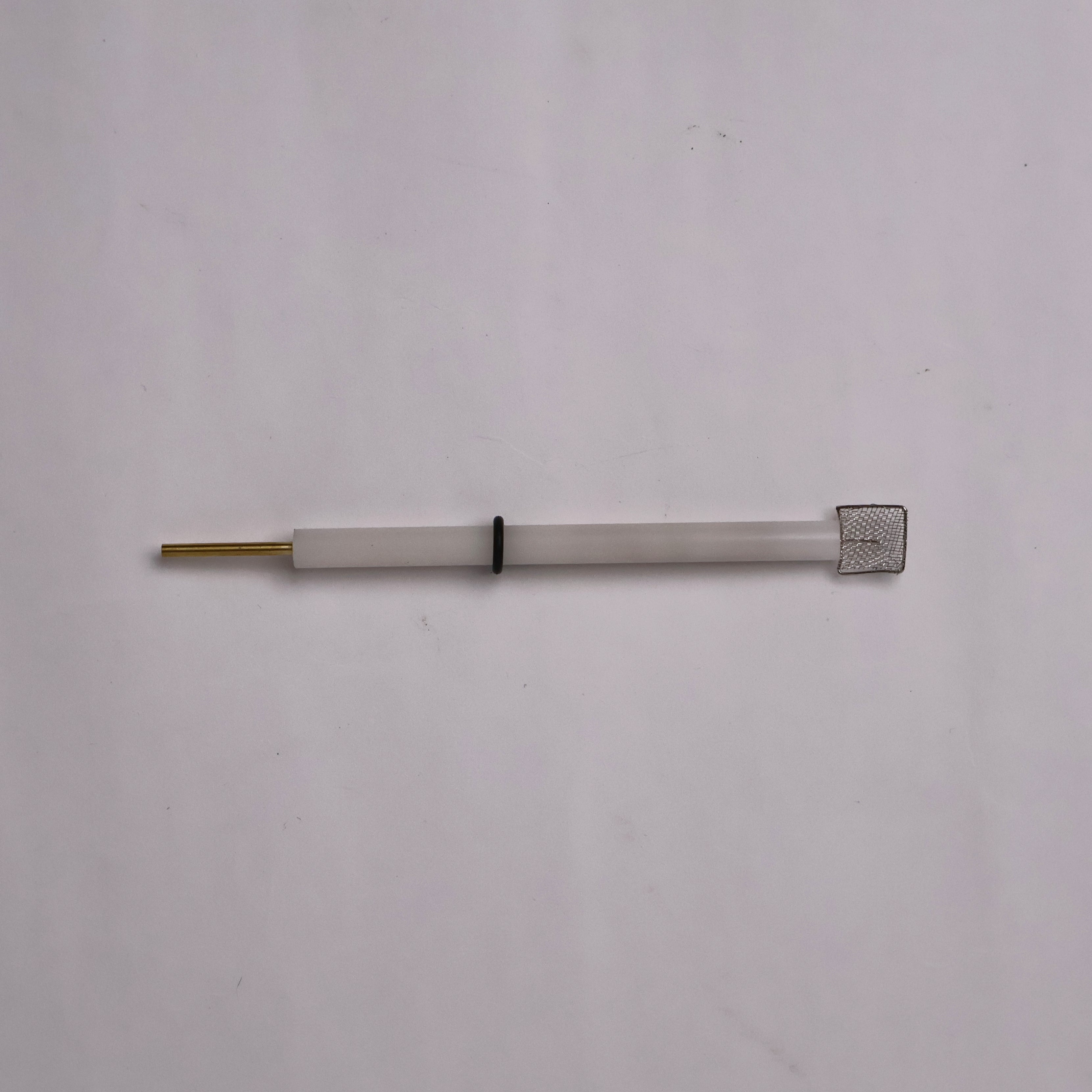 Sideways platinum mesh electrode 1x1 cm