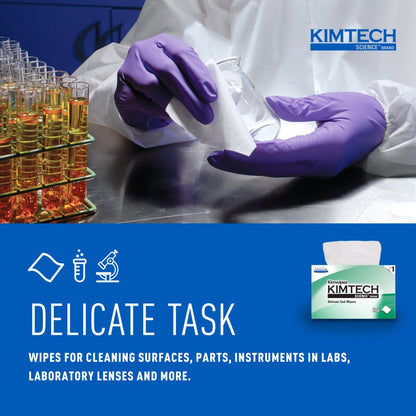 Kimtech Science Kimwipes Delicate Task Wipes 4.39" x 8.2"