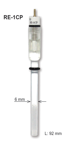 ALS Japan RE-1CP Refillable Ag/AgCl Reference electrode with 3M KCl filling solution 